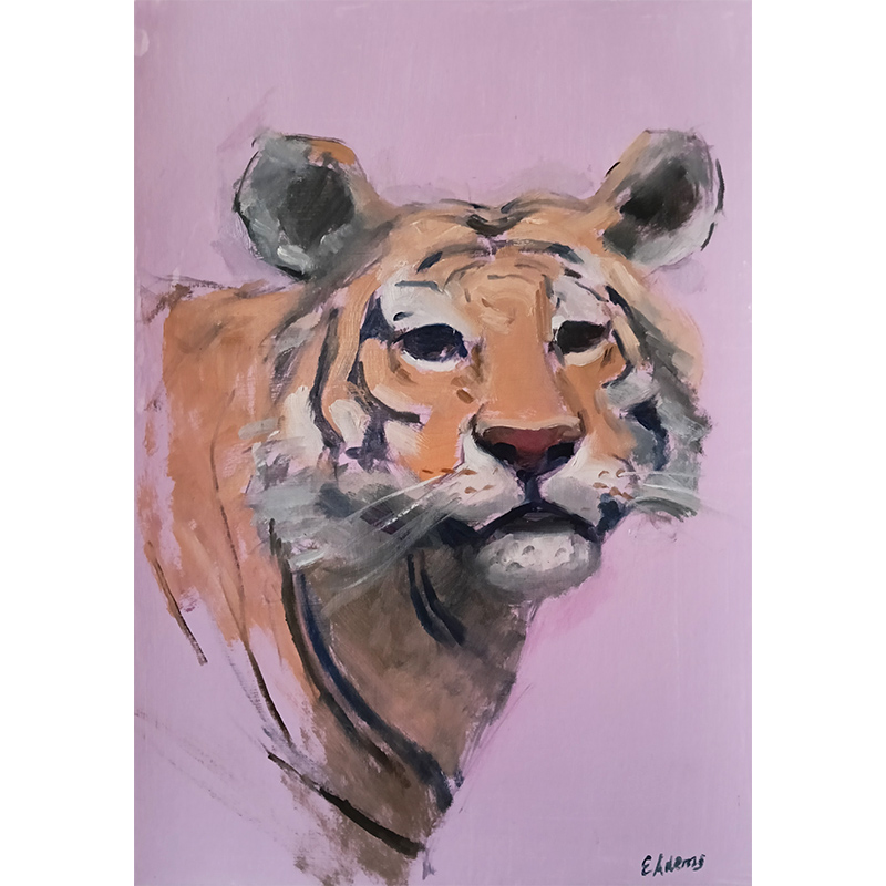 Liz Adams Painting: Le Tigre