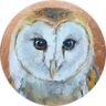 Liz Adams painting: Mr Owl